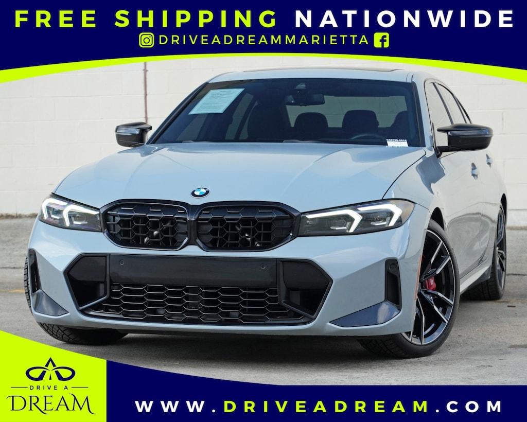 Used 2023 BMW 3 Series M340i w/ Premium, Shadowline & Premium Packages Sedan