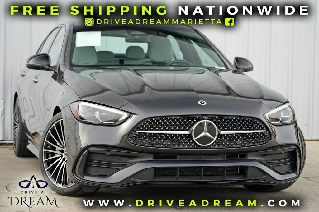 Used 2022 Mercedes-Benz C-Class C 300 w/ AMG Line, Night & Exclusive Trim Packages Sedan