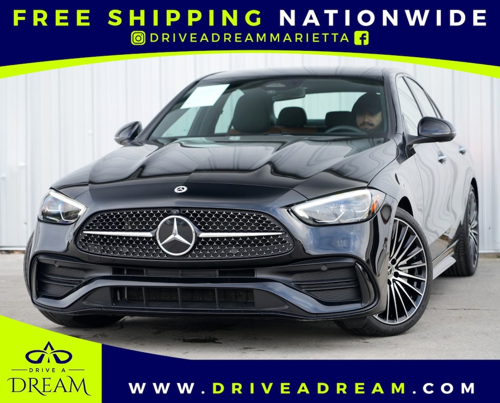 Used 2023 Mercedes-Benz C-Class C 300 w/ AMG Line, Night & Exclusive Trim Packages Sedan
