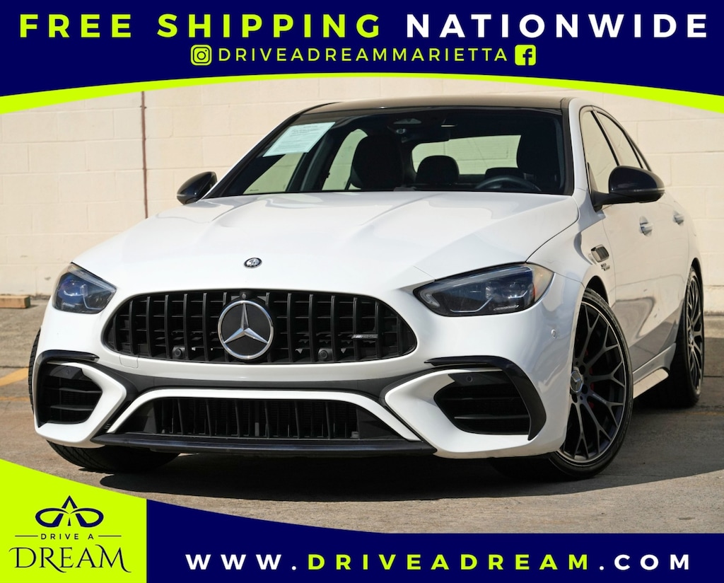 Used 2024 Mercedes-Benz C-Class AMG C 63 S E Performance w/ AMG Night Package Sedan