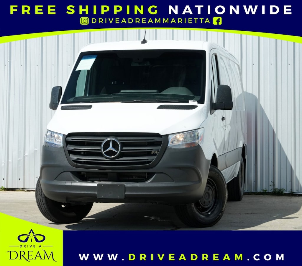 Used 2023 Mercedes-Benz Sprinter Cargo Van w/ Comfort & Driver Convenience Packages Packages Van Cargo Van