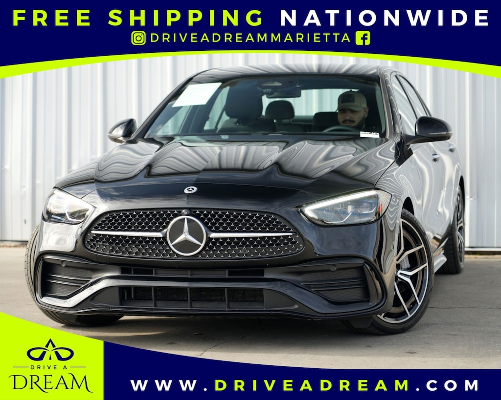 Used 2023 Mercedes-Benz C-Class C 300 w/ AMG Line, Night & Exclusive Packages Sedan