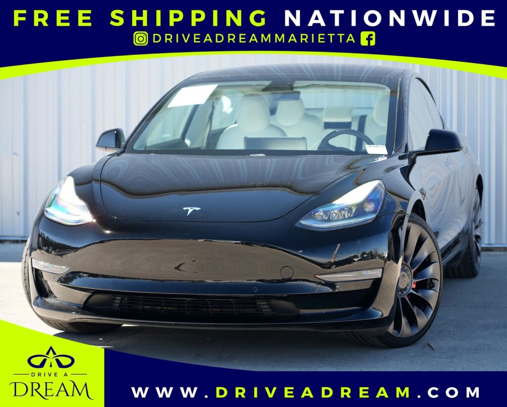 Used 2021 Tesla Model 3 Performance Sedan