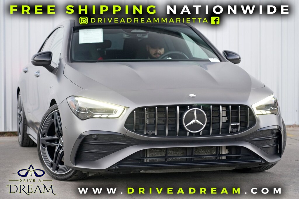 Used 2024 Mercedes-Benz CLA AMG CLA 35 w/ AMG Night & Exclusive Trim Packages Sedan
