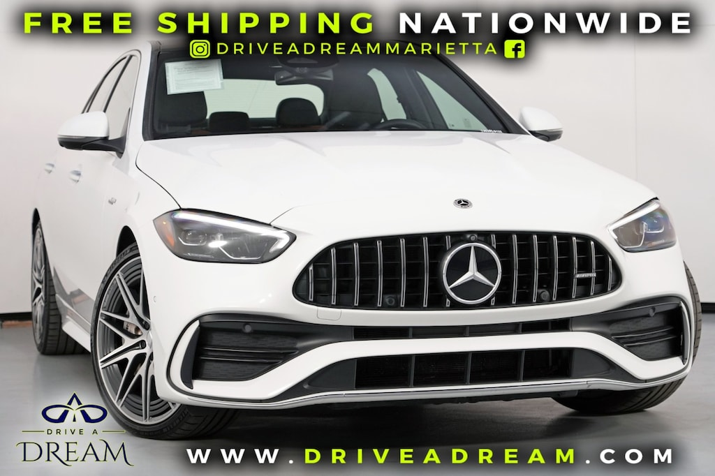 Used 2023 Mercedes-Benz C-Class AMG C 43 w/ Pinnacle Trim Package Sedan