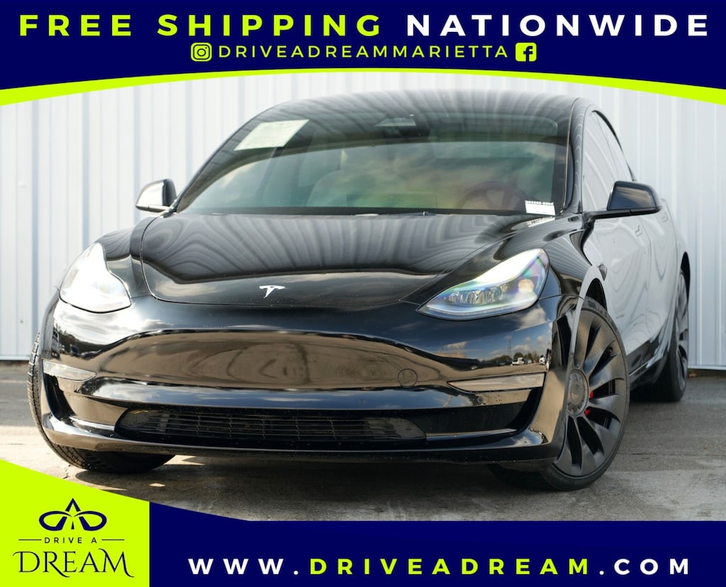 Used 2022 Tesla Model 3 Performance Sedan
