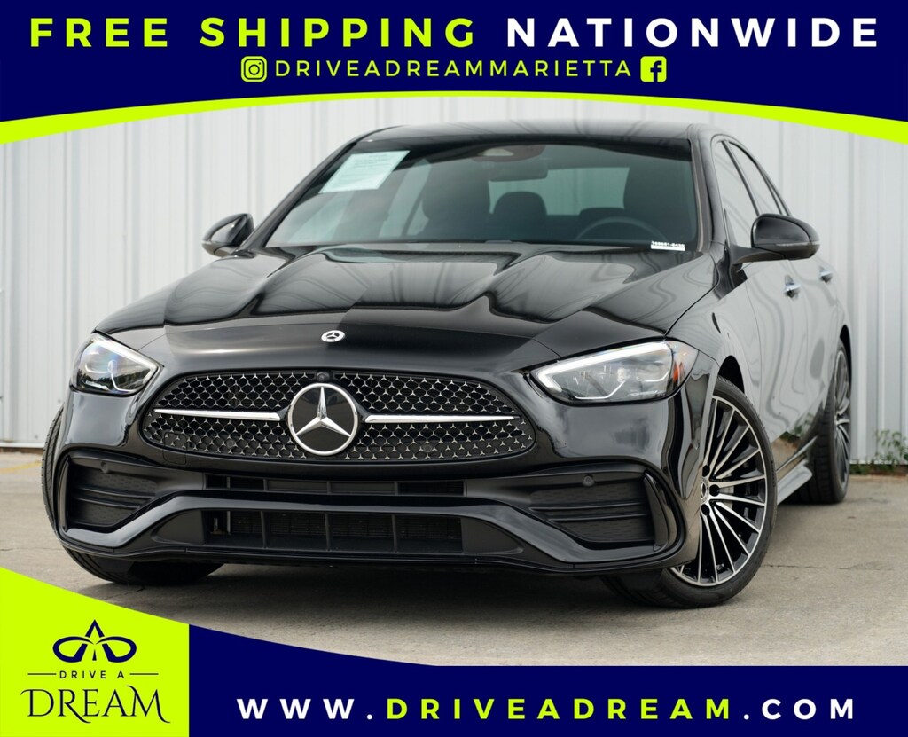 Used 2024 Mercedes-Benz C-Class C 300 w/ AMG Line & Night Packages Sedan