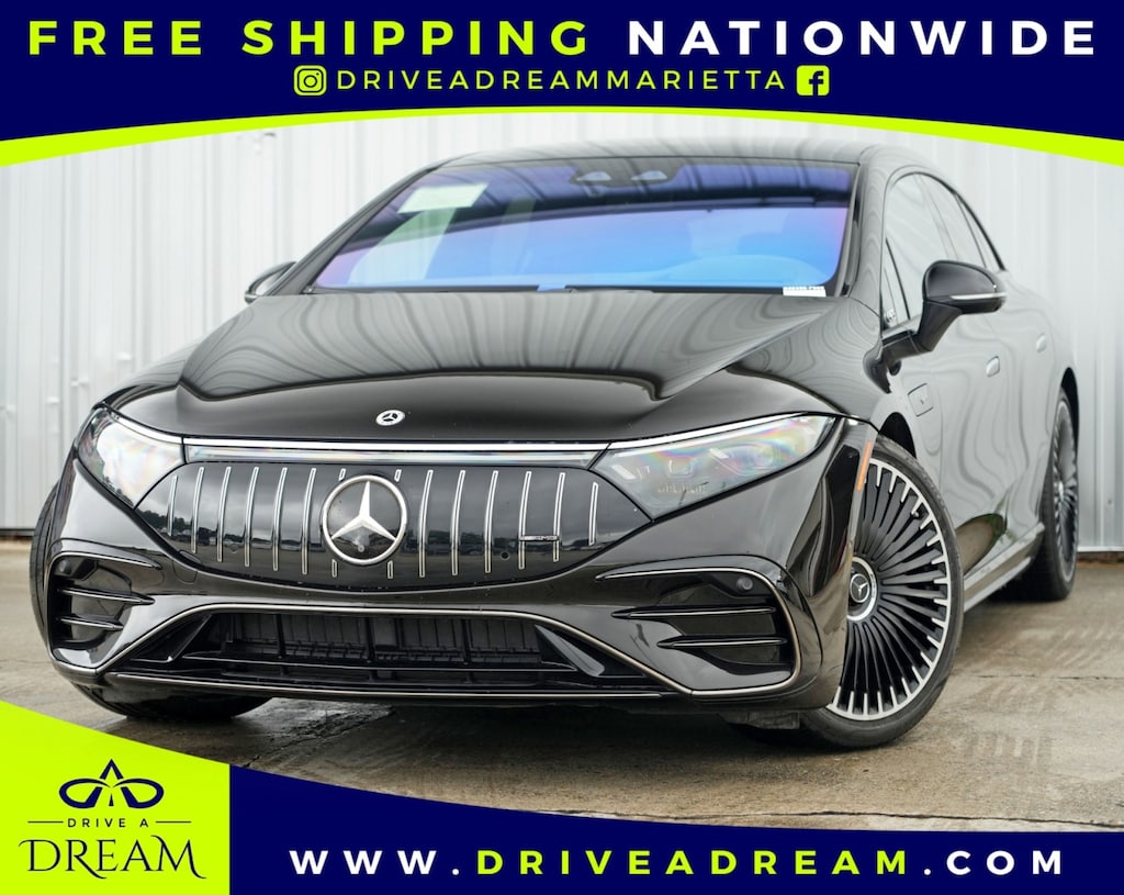 Used 2022 Mercedes-Benz EQS AMG EQS w/ Night & Exclusive Trim Packages Sedan