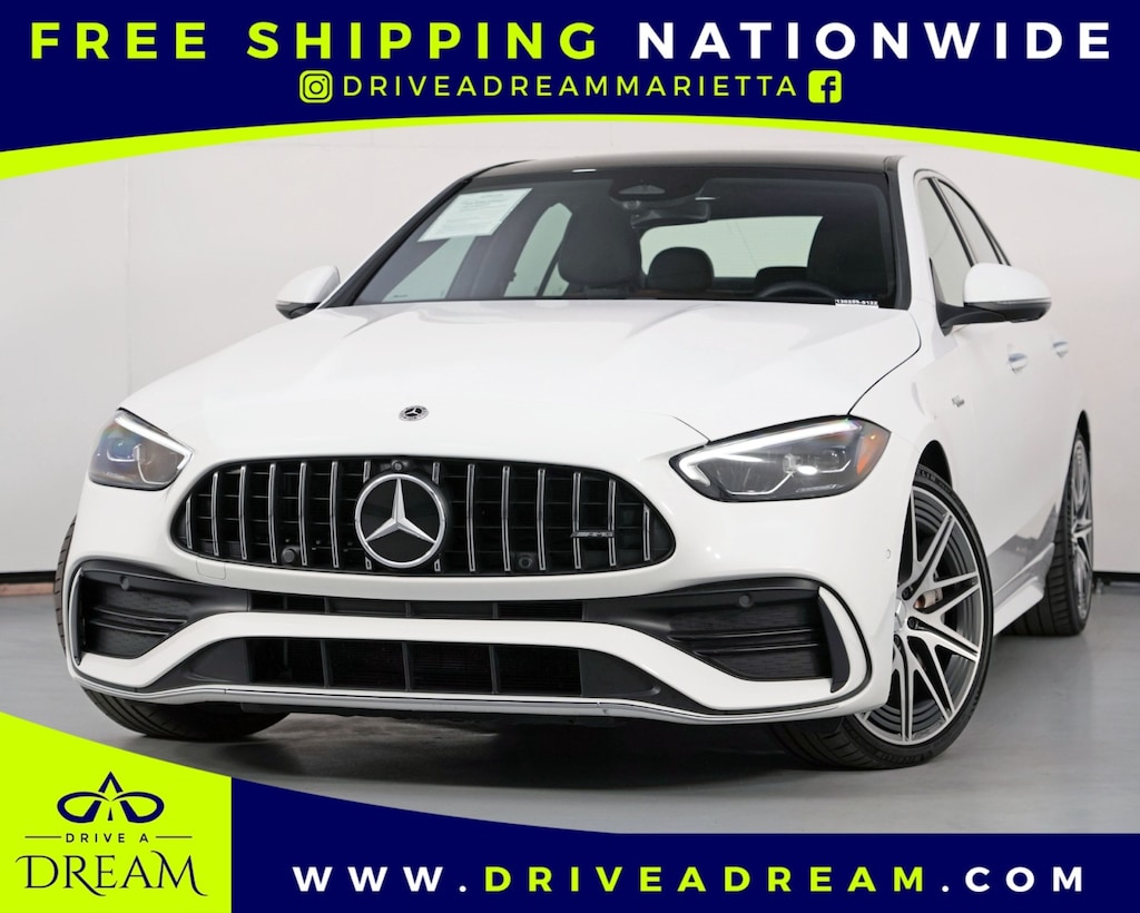 Used 2023 Mercedes-Benz C-Class AMG C 43 w/ Pinnacle Trim Package Sedan