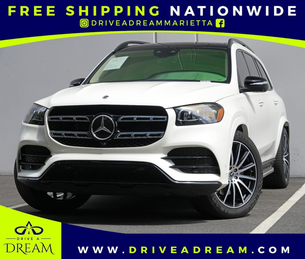Used 2022 Mercedes-Benz GLS GLS 450 w/ AMG Line, Driver Assist & Night Package SUV