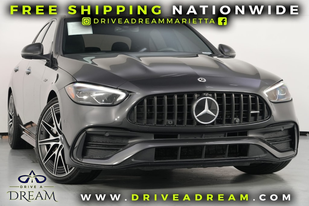 Used 2023 Mercedes-Benz C-Class AMG C 43 w/ AMG Night Package Sedan
