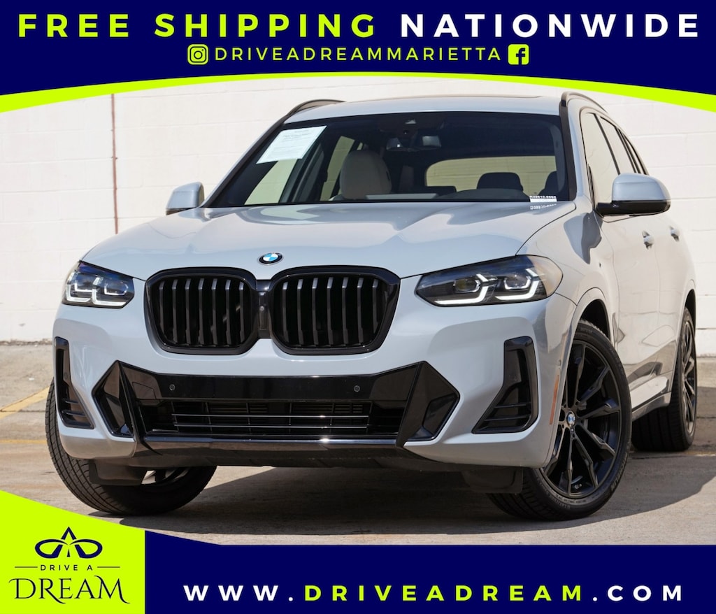Used 2023 BMW X3 sDrive30i w/ M Sport, Premium & Parking Assist Pac SUV