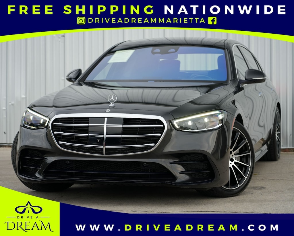 Used 2021 Mercedes-Benz S-Class S 580 w/ AMG Line & Night Packages Sedan