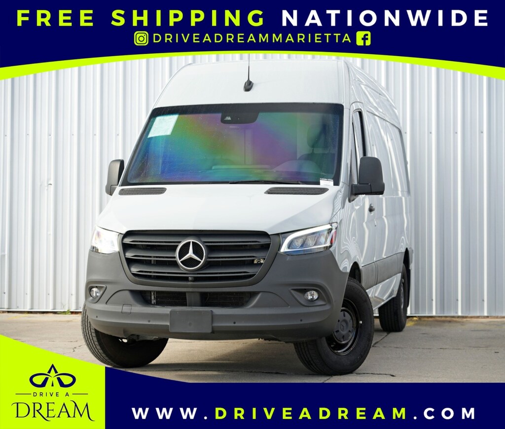 Used 2023 Mercedes-Benz Sprinter Cargo Van w/ Comfort Plus, Driver Convenience & Premium Plus Van Cargo Van