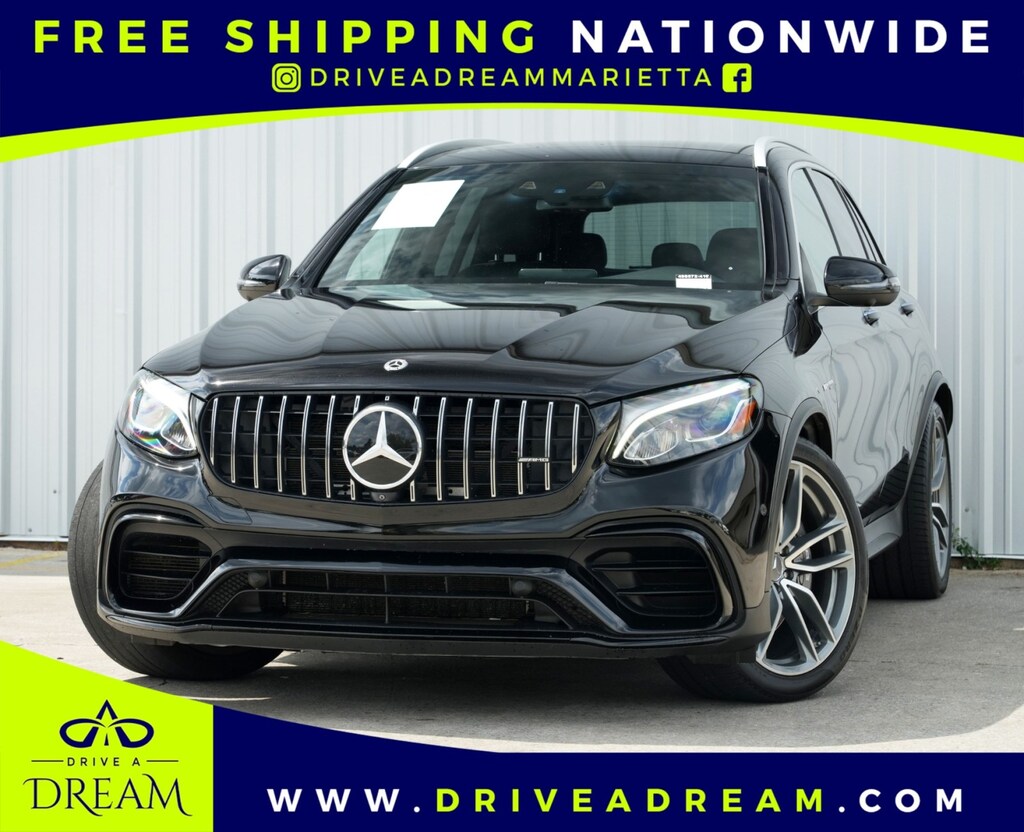 Used 2019 Mercedes-Benz GLC AMG GLC 63 w/ Driver & Parking Assist Packages SUV