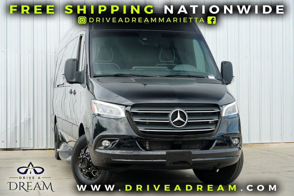 Used 2023 Mercedes-Benz Sprinter Cargo Van w/ Premium Plus & Driver Convenience Packages Van Extended Cargo Van