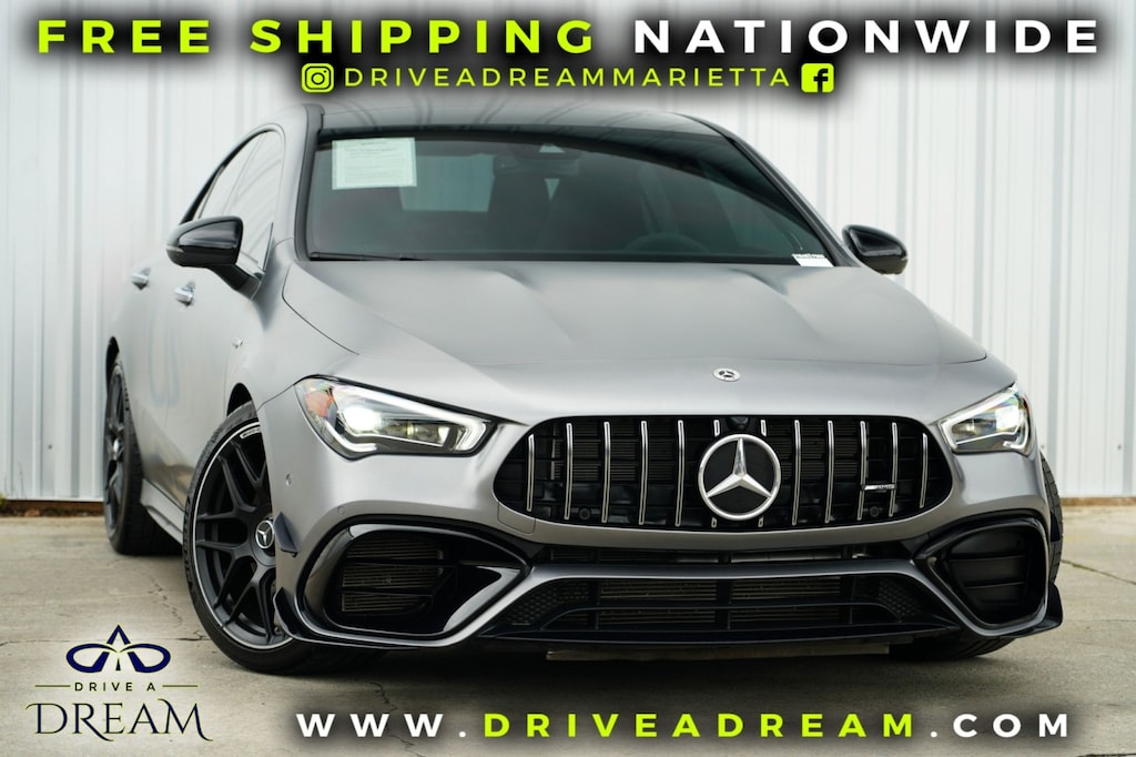 Used 2021 Mercedes-Benz CLA AMG CLA 45 w/ AMG Night & Parking Assistance Packa Coupe