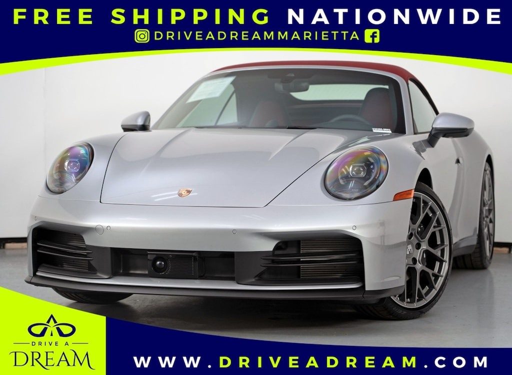 Used 2025 Porsche 911 Carrera w/ Premium Package Convertible