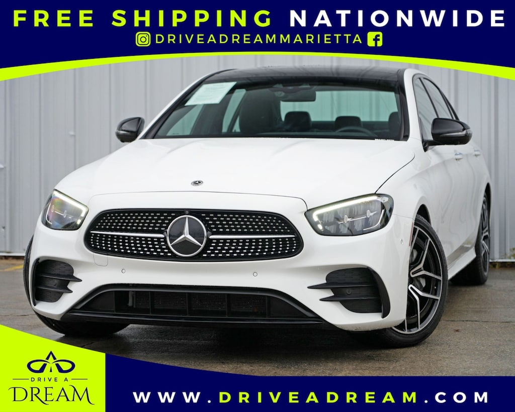 Used 2021 Mercedes-Benz E-Class E 350 w/ Premium, AMG Line & Night Packages Sedan