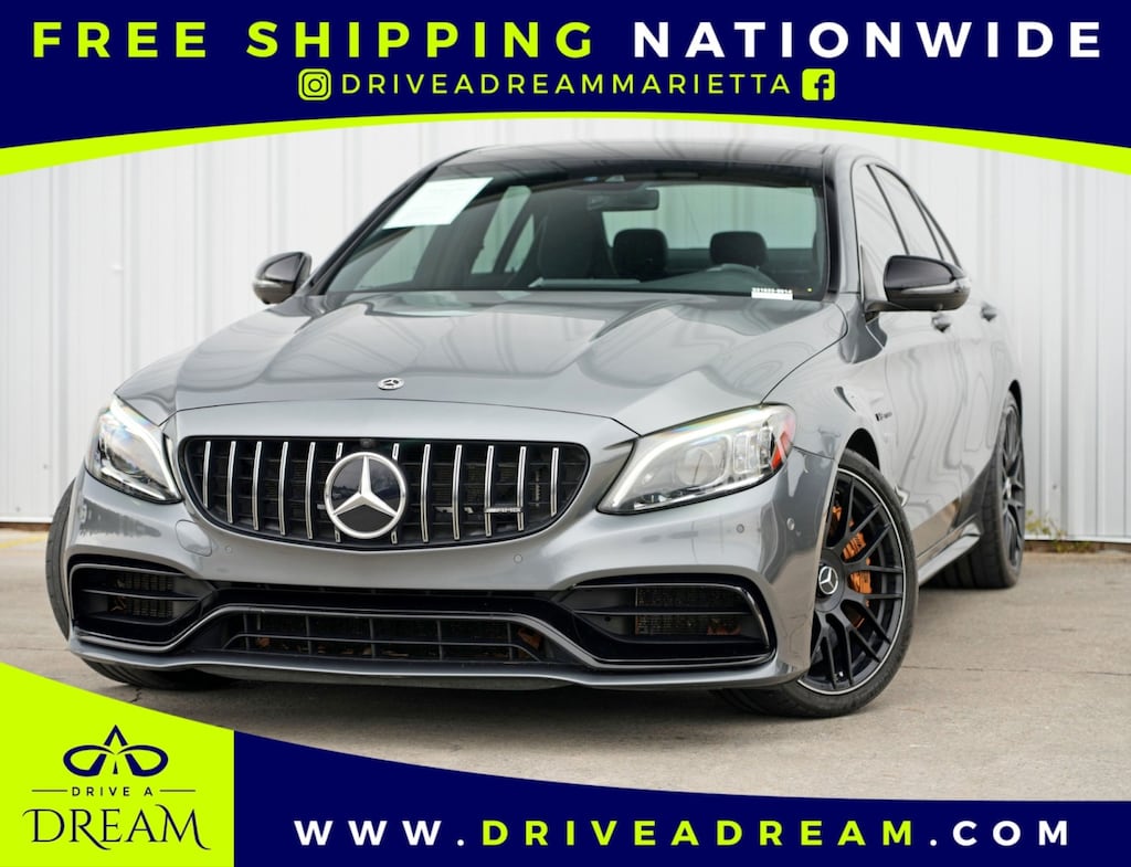 Used 2020 Mercedes-Benz C-Class AMG C 63 S w/ AMG Night & Parking Assist Packages Sedan