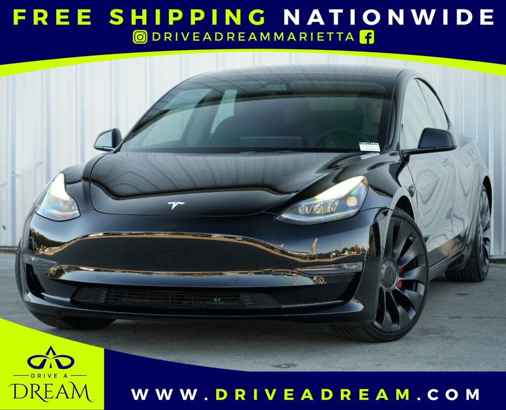 Used 2022 Tesla Model 3 Performance Sedan