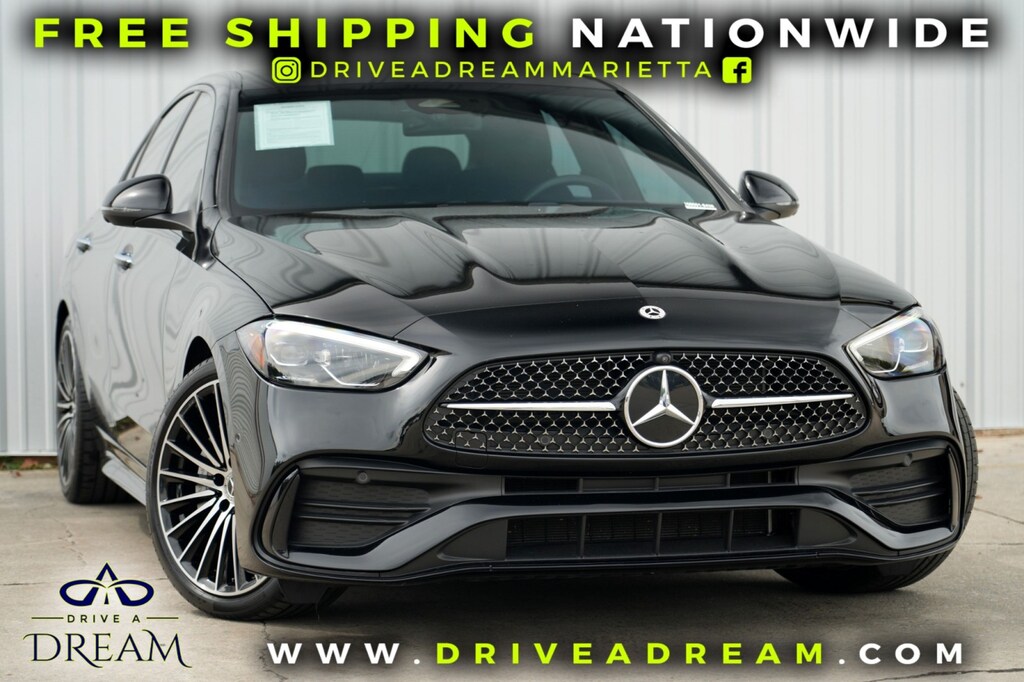 Used 2024 Mercedes-Benz C-Class C 300 w/ AMG Line & Night Packages Sedan