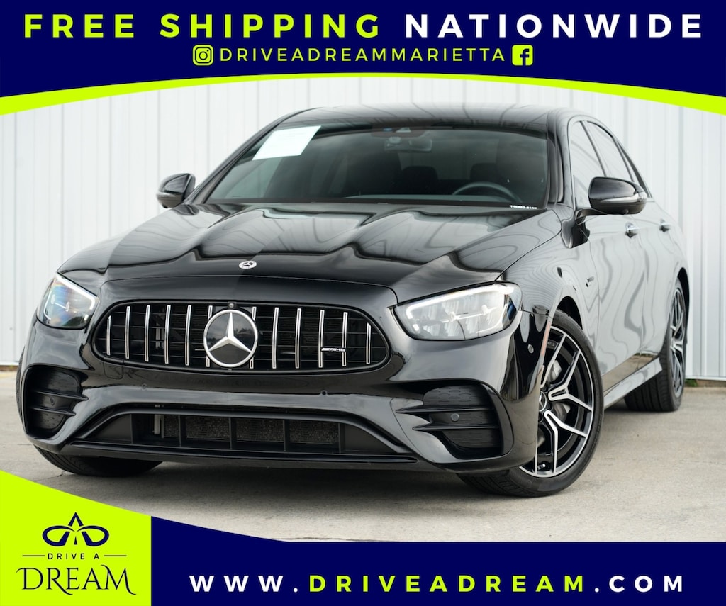 Used 2023 Mercedes-Benz E-Class E 350 w/ Premium, AMG Line & Night Packages Sedan