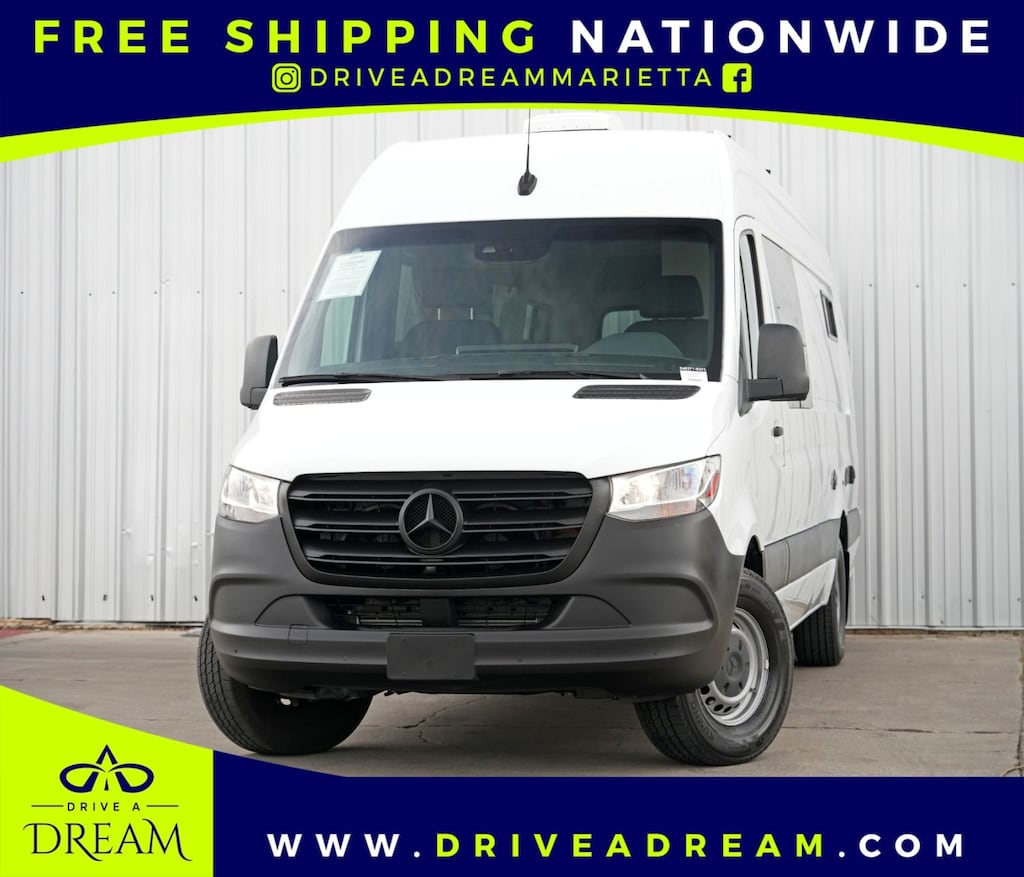 Used 2021 Mercedes-Benz Sprinter Cargo Van w/ Premium Plus & Driver Convenience Packages Van Extended Cargo Van
