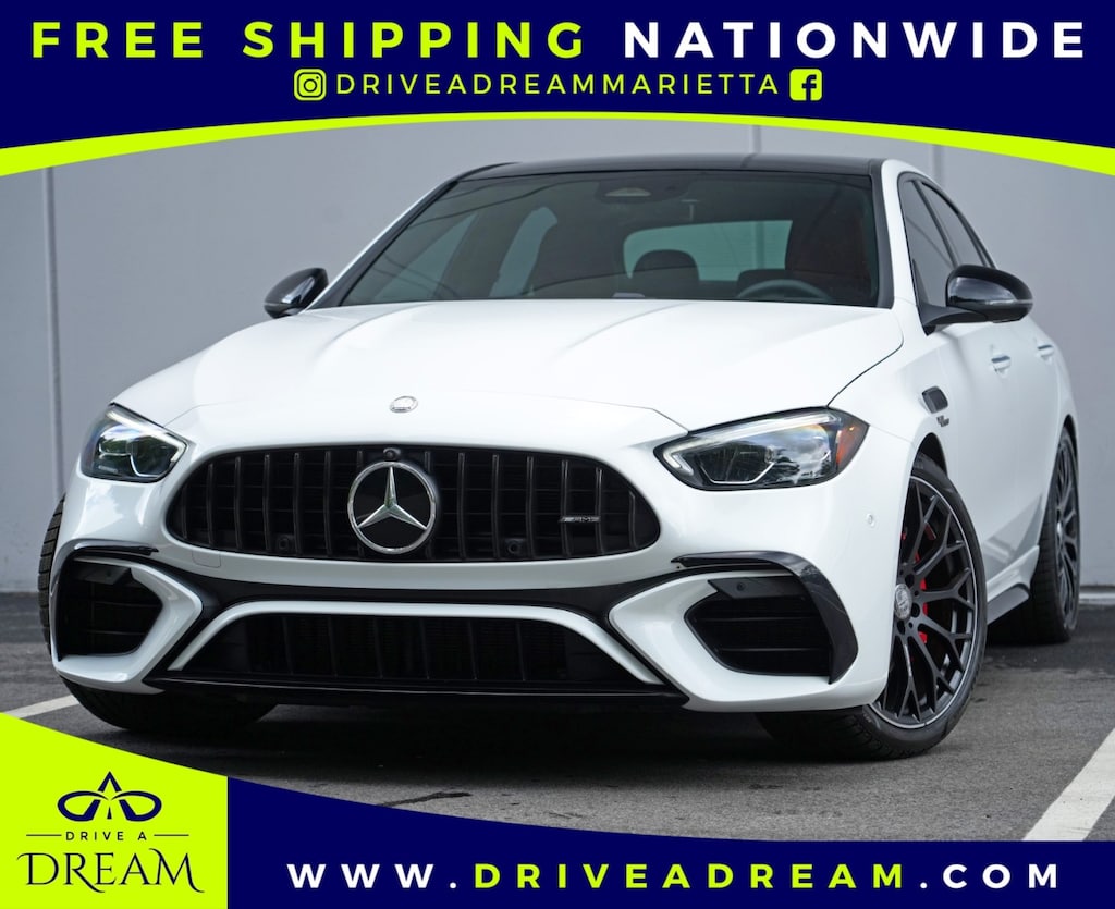 Used 2024 Mercedes-Benz C-Class AMG C 63 S E Performance w/ AMG Night Packages Sedan