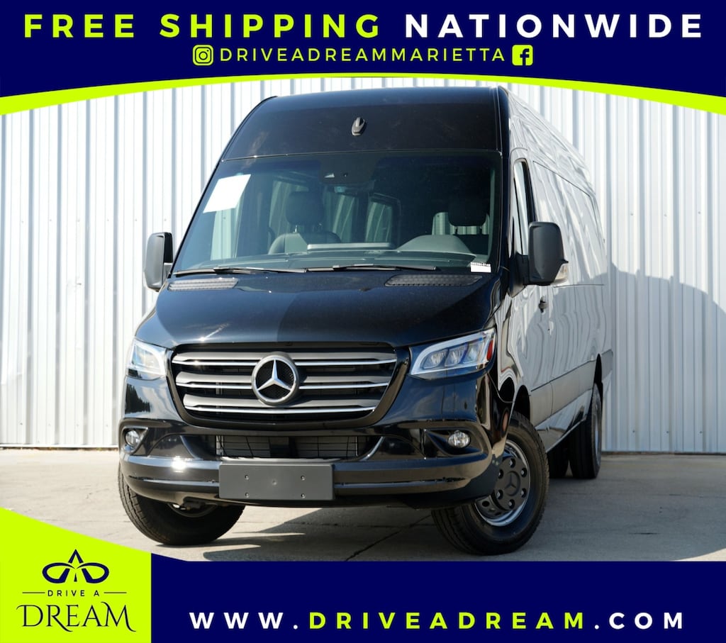 Used 2024 Mercedes-Benz Sprinter Cargo Van w/ Premium Plus & Driver Convenience Packages Van Extended Cargo Van