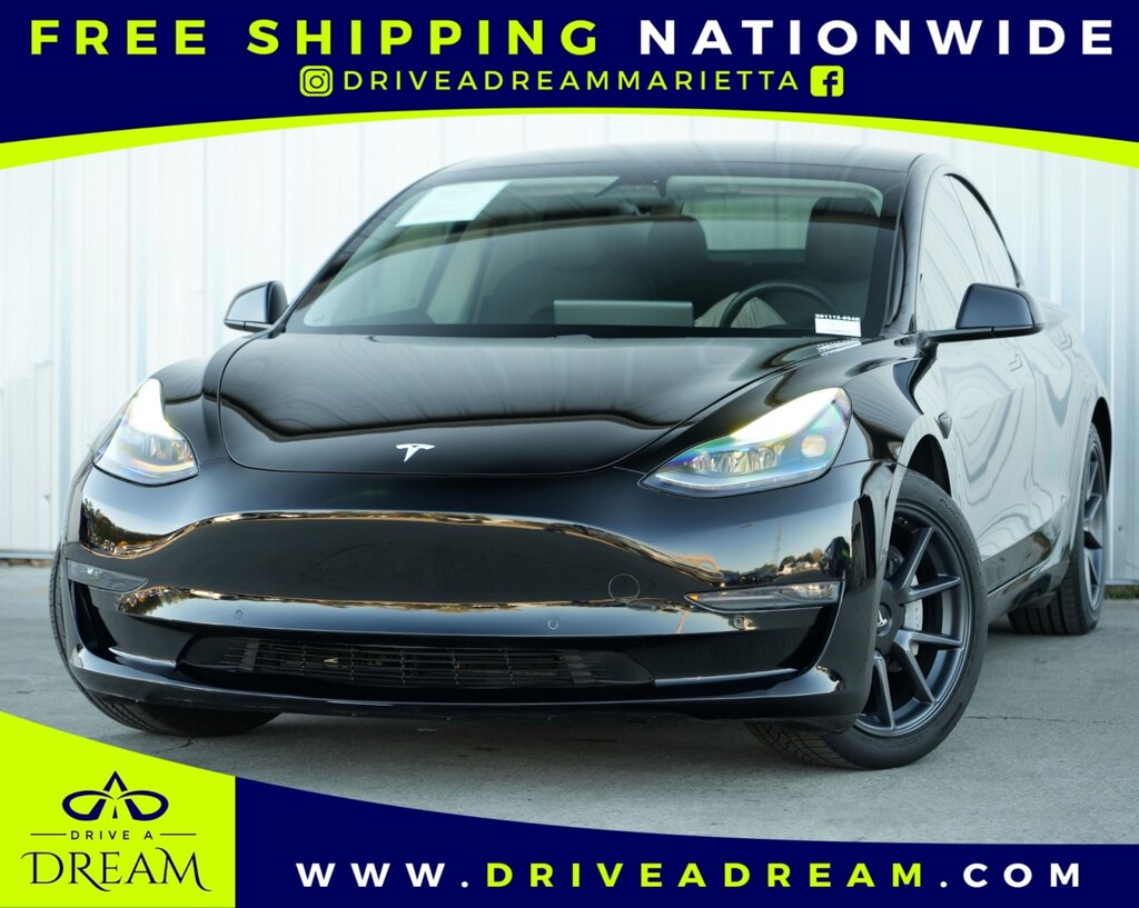 Used 2021 Tesla Model 3 Standard Range Plus Sedan