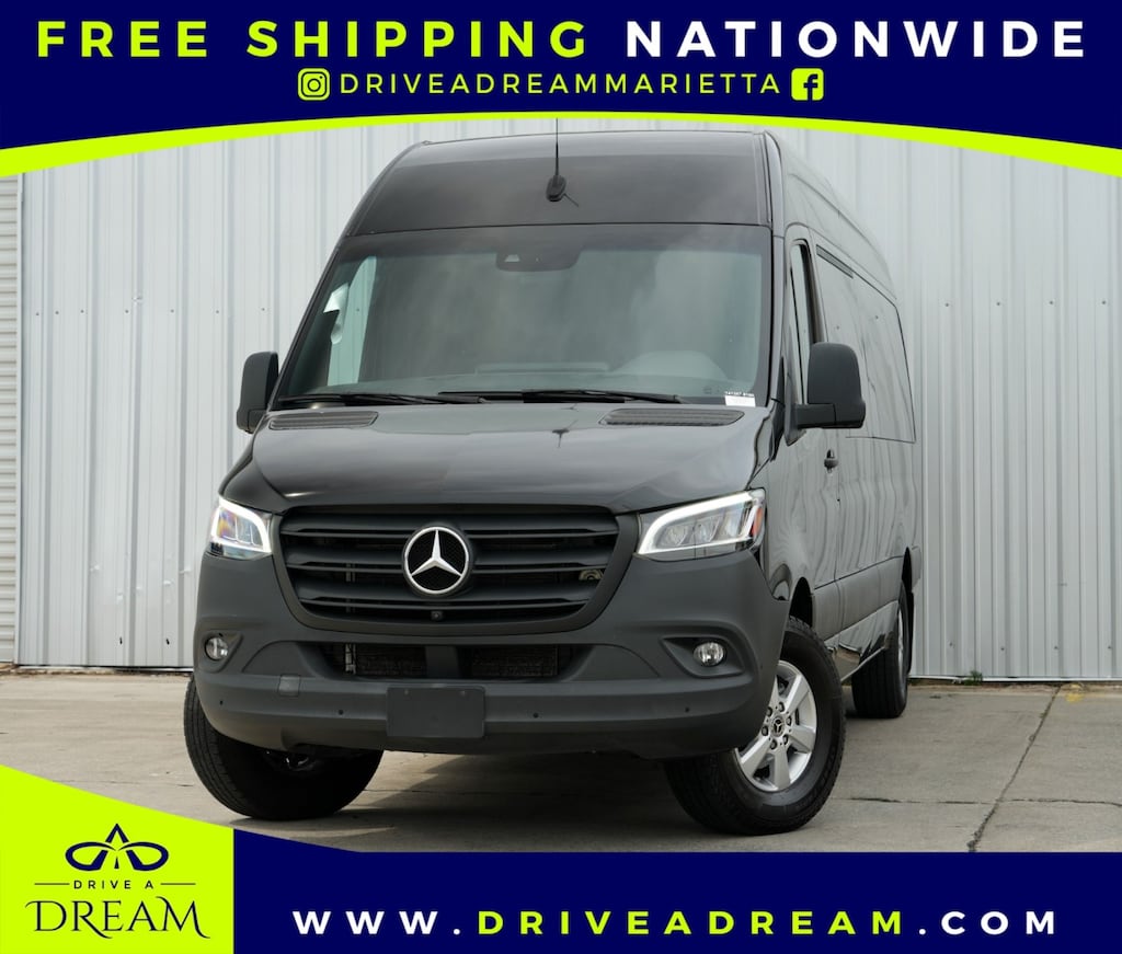 Used 2023 Mercedes-Benz Sprinter Passenger Van w/ Premium Plus & Driver Convenience Packages Van Passenger Van