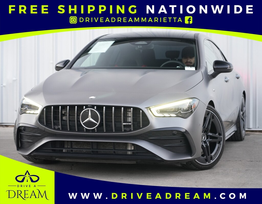 Used 2024 Mercedes-Benz CLA AMG CLA 35 w/ AMG Night & Exclusive Trim Packages Sedan