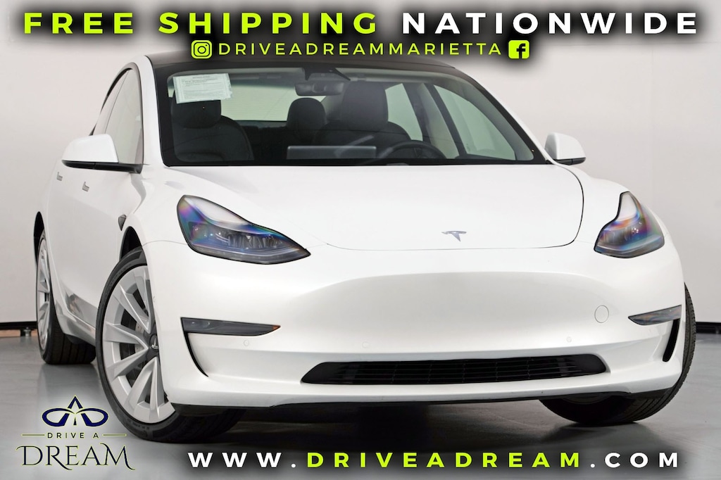 Used 2021 Tesla Model 3 Standard Range Plus Sedan