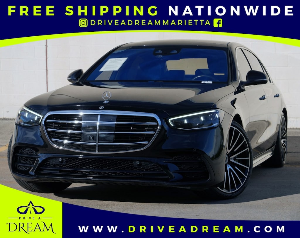Used 2021 Mercedes-Benz S-Class S 580 w/ AMG Line & Night Packages Sedan