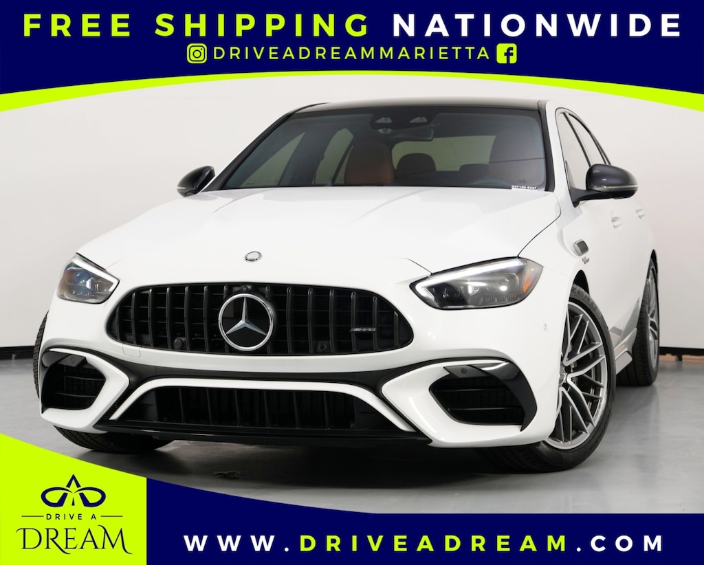 Used 2025 Mercedes-Benz C-Class AMG C 63 S E Performance w/ Driver Assist & AMG Ni Sedan