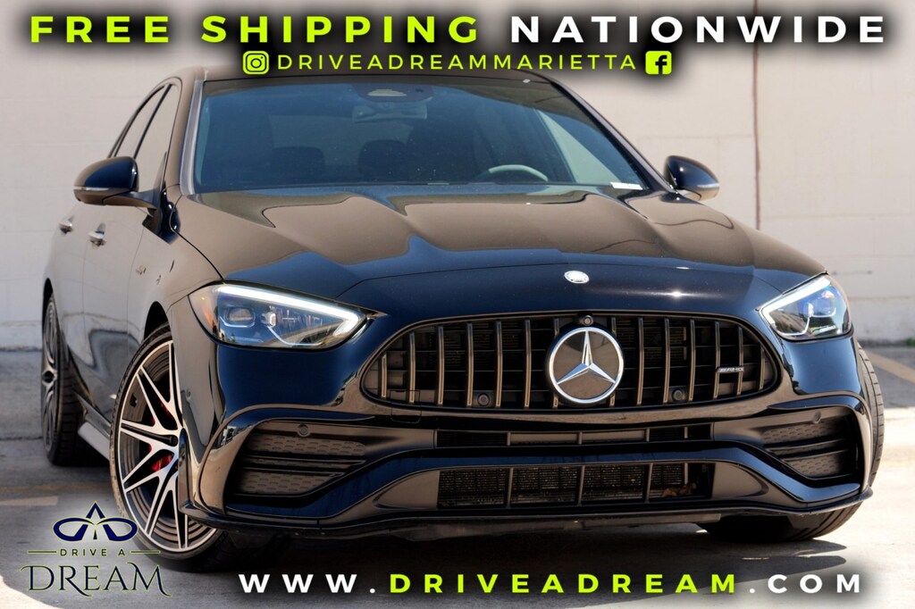 Used 2024 Mercedes-Benz C-Class AMG C 43 w/ AMG Night Package Sedan