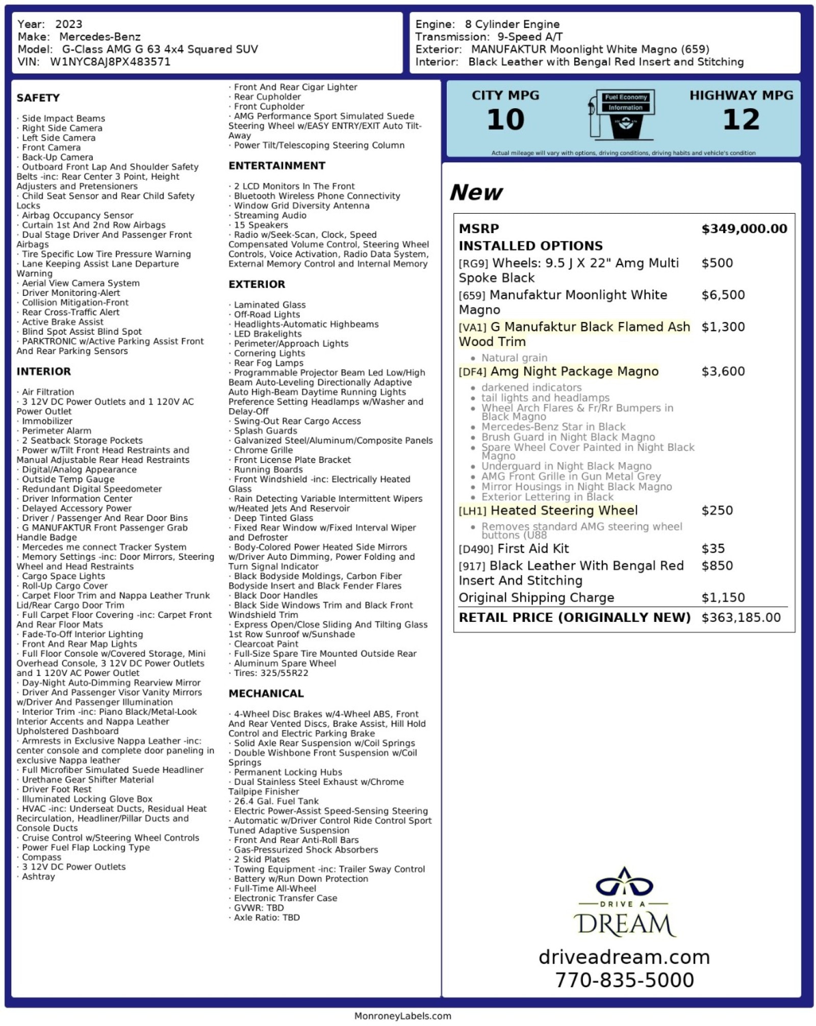 2023 Mercedes-Benz G-Class AMG G63 - Photo 83