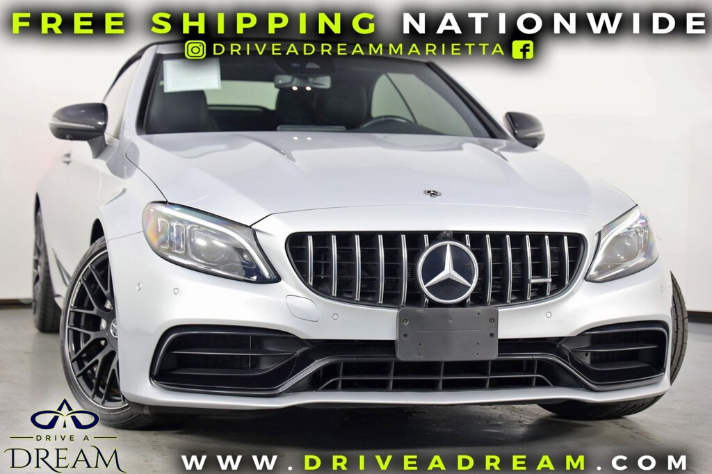 Used 2019 Mercedes-Benz C-Class AMG C 63 With Parking Assist & Night Pkgs Cabriolet