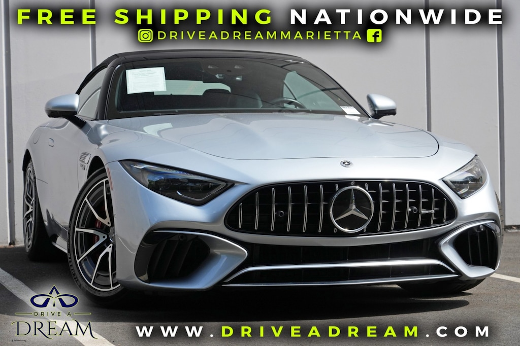 Used 2022 Mercedes-Benz SL AMG SL 55 w/ Driver Assist Package Convertible