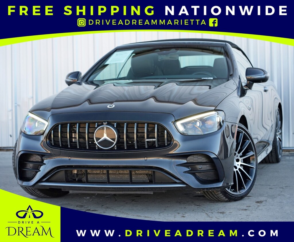 Used 2022 Mercedes-Benz E-Class AMG E 53 w/ Driver Assist Package Convertible