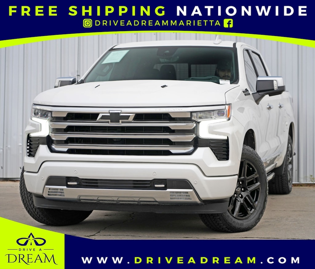 Used 2024 Chevrolet Silverado 1500 High Country w/ Dark Essentials & Technology Packa Truck Crew Cab