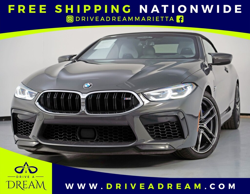 Used 2020 BMW M8 w/ Driver Assist Packages Convertible