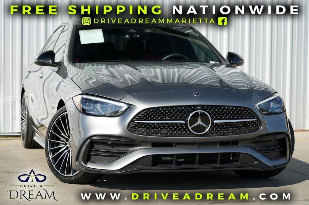 Used 2024 Mercedes-Benz C-Class C 300 w/ Driver Assist, AMG Line & Night Packages Sedan