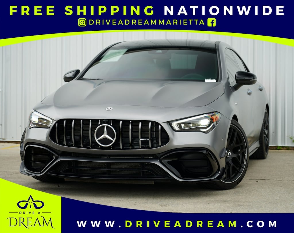 Used 2021 Mercedes-Benz CLA AMG CLA 45 w/ AMG Night & Parking Assistance Packa Coupe
