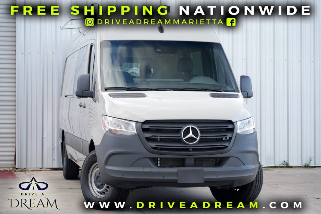 Used 2023 Mercedes-Benz Sprinter Cargo Van w/ Premium & Driver Convenience Packages Van Cargo Van