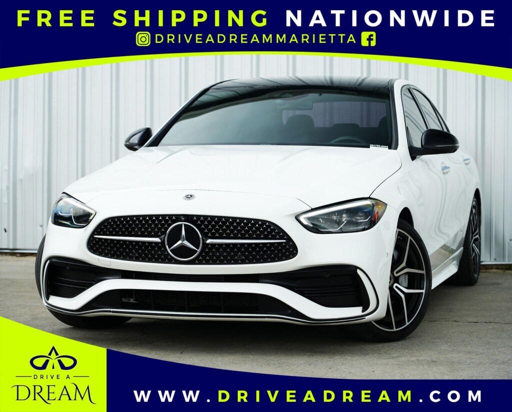 Used 2023 Mercedes-Benz C-Class C 300 w/ AMG Line & Exclusive Trim Packages Sedan