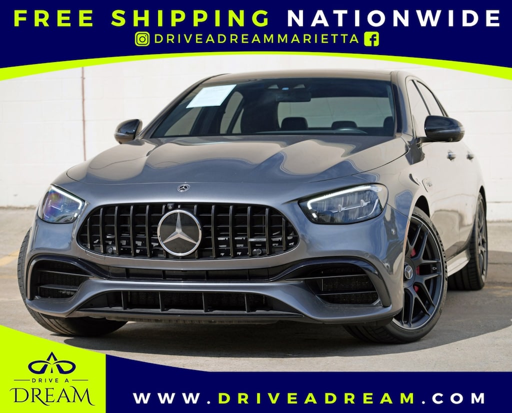 Used 2021 Mercedes-Benz E-Class AMG E 63 S w/ Driver Assist & AMG Night Packages Sedan