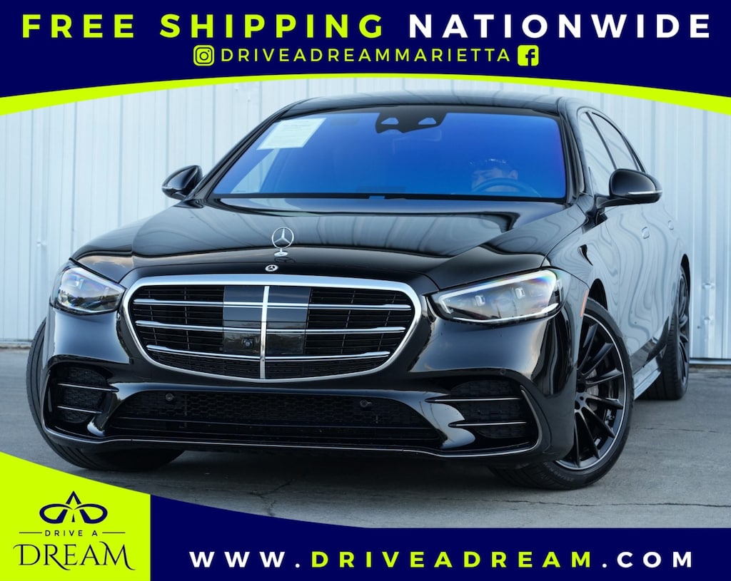 Used 2023 Mercedes-Benz S-Class S 500 w/ AMG Line & Night Packages Sedan
