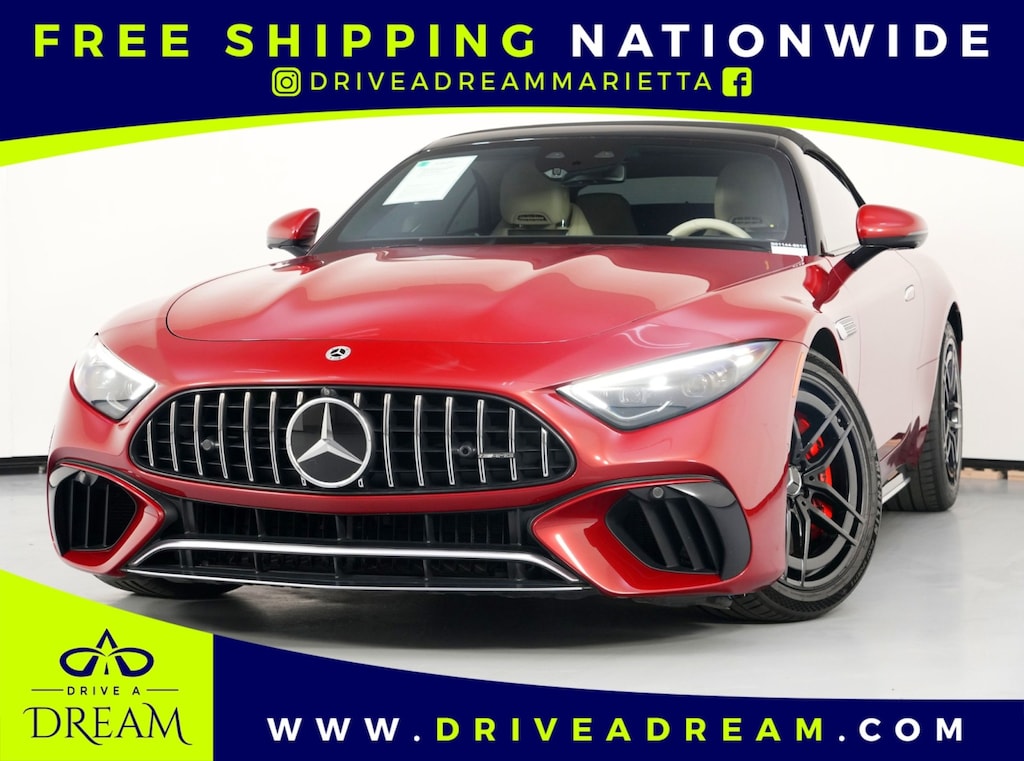 Used 2022 Mercedes-Benz SL AMG SL 55 w/ Driver Assist Packages Convertible